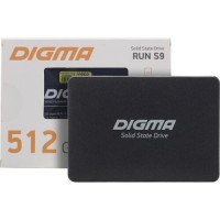 SSD накопитель Digma Run S9 DGSR2512GS93T 512ГБ, 2.5", SATA III